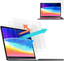 2 Pack 15.6 Inch Laptop Blue Light Screen Protector Touch Screen Anti-Glare picture