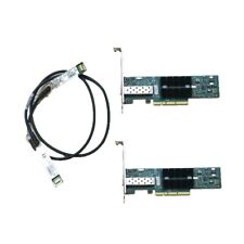 Card Mellanox ConnectX-2 Lan Card 10Gb Fast NIC with 1M/39.4in SFP Cable picture