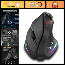 Wireless Ergonomic Vertical Gaming Mouse - Bluetooth, 2.4G, 12 Programmable Butt picture