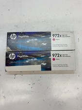 lot2 GENUINE HP 972X High Yield MAGENTA PageWide Cartridge L0S01AN NEW T8A1 picture