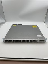 Cisco Catalyst 3850 WS-C3850-48U-L V06 48-Port UPOE Gb Switch w/ NM-4-1G 2x1100W picture