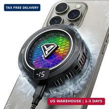 Phone Cooling Fan, Magnetic Radiator with RGB Lights,for Mobile Games and Live S picture