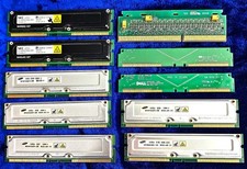 Mixed Lot of 7 Computer Memory DDR RAM 4-128mb 3-64mb plus 3-Terminator Filler picture