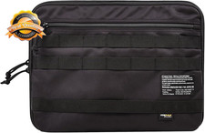 Rough Enough 14 Inch Laptop Sleeve, Tactical Briefcase with Molle, Black picture