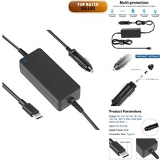 TREE.NB 65W 61W 45W USB C PD DC Vehicle Car Adapter Charger Dell XPS 13 12 picture