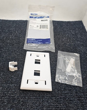 Belden AX102655: KeyConnect Faceplates 2-Port Flush Single-Gang White picture