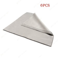 6-Pack High Quality Microfiber Cleaning Cloths for Lens Glasses TV  Phone Screen picture
