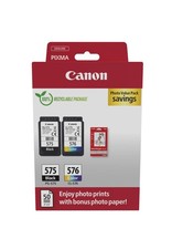 Canon PG-575 / CL-576 Genuine Ink Cartridges, Pack of 2 (1 x Black, 1 x Colour); picture