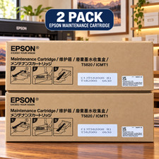 2 Pack Epson T582000 Ink Maintenance Tank for Stylus Pro 3800 & SureColor P800 picture