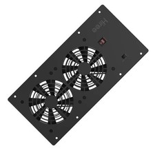 Quiet Cooling AC Fan Dual 4 inch Ventilation Axial Muffin Fan with 4 AC Power... picture