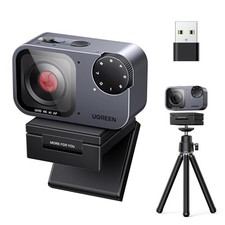 UGREEN FineCam Pro 4K Webcam: 4K/30fps 1/2-inch sensor AI noise-canceling picture