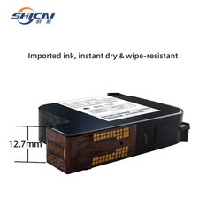 3 pieces12.7mm handheld inkjet printer universal ink cartridge high adhesion picture