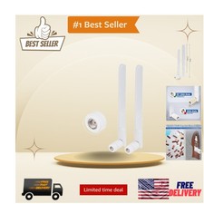 2-Pack 8dBi Dual-Band WiFi Antenna - Omni-directional RP-SMA Male for Enhance... picture