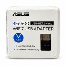 ASUS USB-BE92 Nano BE6500 WiFi 7 Tri-Band 6GHz USB Adapter New picture