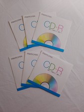 6 New Memorex CD-R 52x 700MB 80min Blank Discs with Sleeve Packaging picture