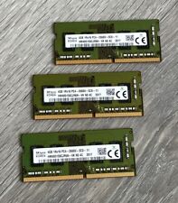 (3 Piece) SK Hynix HMA851S6CJR6N-VK PC4-2666V 12GB (3x4GB) SODIMM Memory #M22-20 picture
