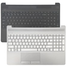 For HP Pavilion 15-DW0037WM 15-DW0052WM 15-DW0046NR Palmrest No Backlit Keyboard picture