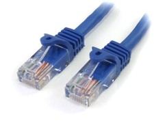 Startech RJ45PATCH25 25ft Blue Cat5e Patch Cable M-F picture