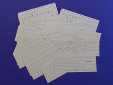 USSR Computer Mainframe Punch Card Perforated 20 pcs. Soviet Union . # 18 picture