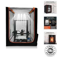 Comprehensive 3D Printer Cover: Dustproof, Fireproof, and LED for Clear Prints picture