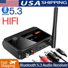 Bluetooth 5.3 Home Stereo Audio Receiver AUX Optical HD Music to RCA Adapter US picture