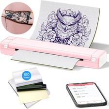 Phomemo Wireless Tattoo Stencil Printer Transfer Copier Bluetooth+ Thermal Paper picture