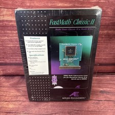 Vintage MACNITOSH Applied Engineering FastMath In Original Box Sealed NOS picture