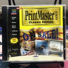 Mindscape Print Master Gold Classic Edition 3.0 Version PC CD-ROM picture