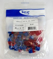 ICC Module Cat 6 Hd 25pk Blue TDICC-IC107F6CBL Garden Improvement Definition picture