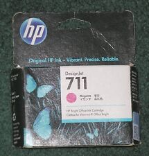 2023 One Genuine OEM HP 711 CZ131A Magenta Ink Print Cartridge Sealed Retail Box picture