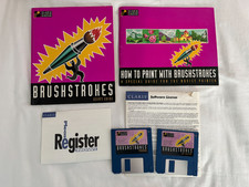 Vintage Mac Brushstrokes Paint Software Complete with Manuals & Disks Macintosh picture