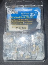 IDEAL 85-345 Voice/Phone Modular Plugs CAT3/5e/RJ-11 (25 PACK) picture
