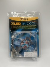 Brand New Antec Blue LED TRICOOL B-LED 80MM Case Fan picture
