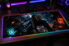 RGB Ekko Arcane Mouse Pad XXL Gaming Mat league of legends Jinx Vi Caitlyn picture