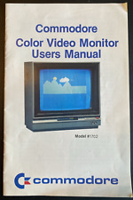 Original Commodore #1702 Computer Color Video Monitor Users Manual ONLY picture