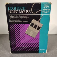 Logitech HiREZ Mouse  - Vintage Retro IBM PC picture