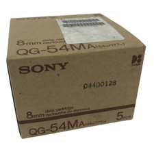 5 pack Sony 8mm Computer Grade Data Cartridges 8mm 54M QG54M A Japan - FSTSHP picture