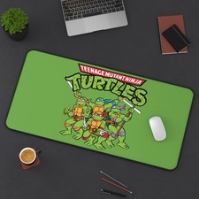 TMNT Teenage Mutant Ninja Turtles Desk Mat (green) - Mouse Pad 3 Sizes picture