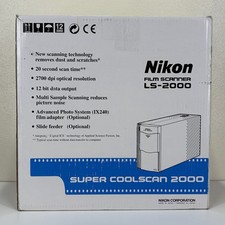 Nikon LS-2000 Super Coolscan Scanner FH-2 Strip Film Holder MA-20 SA-20 Adapters picture