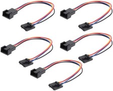 5Pcs 5Pin to 4Pin Fan Connector Adapter Converter Extension Cable Wire picture