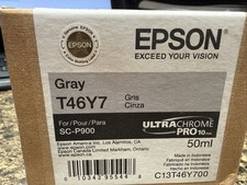 Epson T46Y7 Gray Ink Cartridge For SCP900 (2028) New 2026 picture