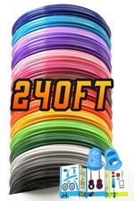 1.75mm 3D Pen Filament Refills Compatible with SCRIB3D 240 ft, 15 Colors picture
