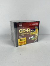20-Pack Imation CD-R 24x 80min/700MB 1x-24x Compatible, Recordable - NEW sealed picture
