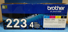 Brother TN223 4PK Black Cyan Magenta Yellow Toner Cartridge Set for HL-L3270CDW picture