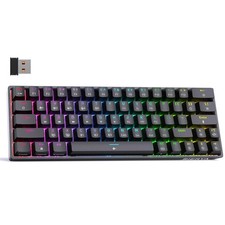 DK63 60% Wireless Mechanical Gaming Keyboard | Bluetooth/2.4G/Wired | RGB Bac... picture