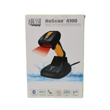 Adesso Bluetooth CCD 1D Handheld Barcode Scanner Black/Yellow NUSCAN 4100B picture