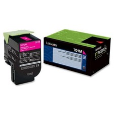 Lexmark Unison 701M Original Standard Yield Laser Toner Cartridge 70C10M0 picture