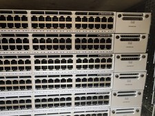 Cisco WS-C3850-48U-L 48 Port UPOE Switch 1100WAC PS 3850 picture