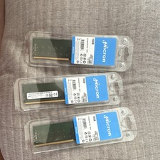 Micron 16GB DDR4 DIMM ECC PC4-3200AA 288-Pin SDRAM Memory 3-Pack 48GB Total picture