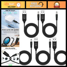5PCS USB Power Supply Adapter Cable 5V to 9V DC Step Up Converter 5.5x2.1mm picture